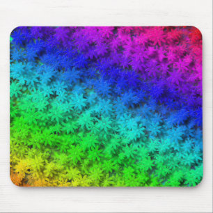 Tapis De Souris Camion d'alimentation des fleurs