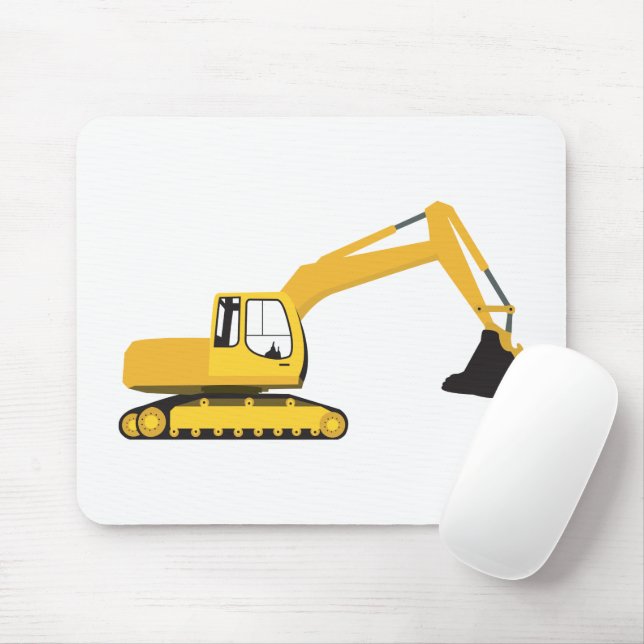 Tapis De Souris Camion de construction de l'excavateur (Avec souris)