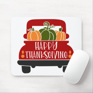 Tapis De Souris Camion de Thanksgiving