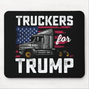 Tapis De Souris Camionneurs Pour Élection Présidentielle Trump Vin