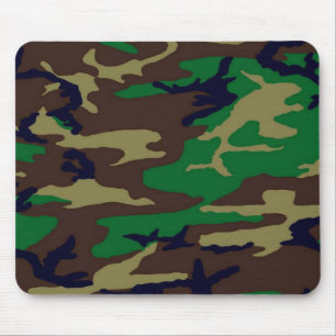 Tapis De Souris Camouflage boisé Mousepad