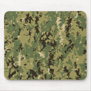 Tapis De Souris Camouflage naval Woodland