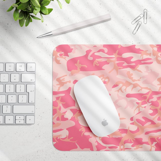 Tapis De Souris Camouflage rose, Armée (Créateur téléchargé)