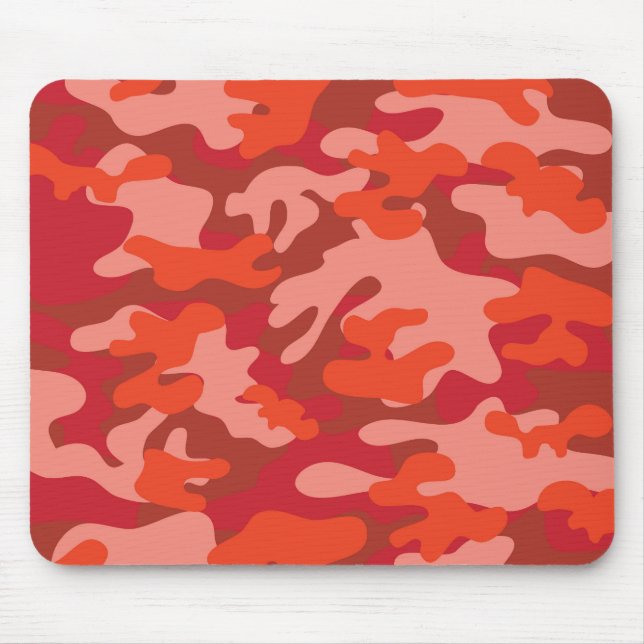 Tapis De Souris Camouflage rouge (Devant)