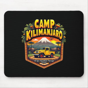 Tapis De Souris Camp chrétien Camp Kilimanjaro Une expédition épiq