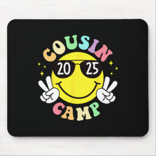 Tapis De Souris Camp de cousins 2025 Camping Feu de camp Vacances