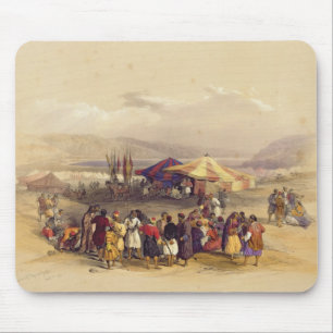 Tapis De Souris Campement des pèlerins au volume II de Jericho