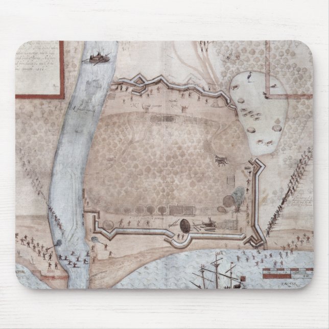 Tapis De Souris Campement enrichi, Porto Rico (Devant)