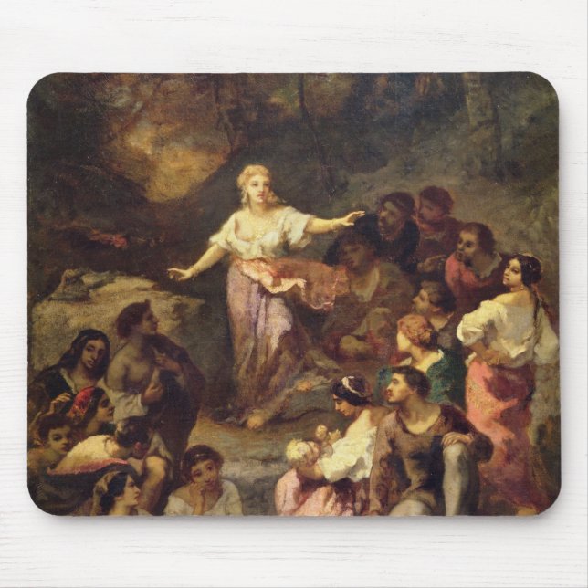 Tapis De Souris Campement gitan, 1848 (Devant)