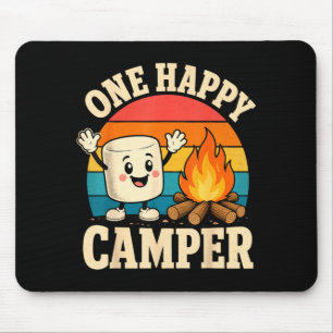 Tapis De Souris Camping enfants mignon feu de camp marshmallow