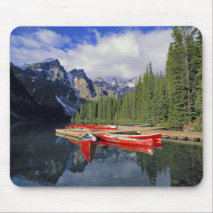 Tapis De Souris Canada, Alberta, lac Moraine. La surface vitreuse