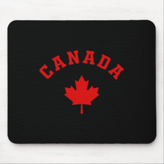 Tapis De Souris Canada Drapeau Canadien Logo Feuille d'Érable Rand