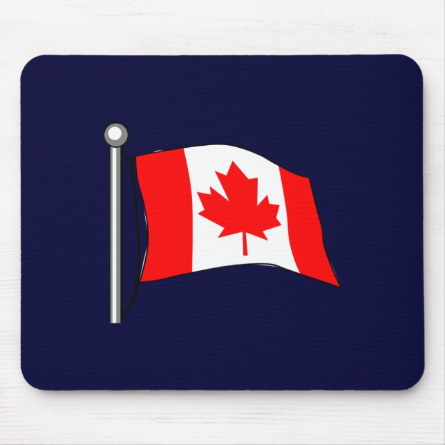 Tapis De Souris Canada : Drapeau du Canada mousepad (Devant)