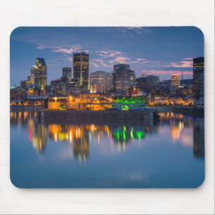 Tapis De Souris Canada, Montréal, ligne d'horizon et Vieux-Port