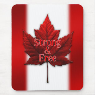 Tapis De Souris Canada Mousepad Red Canada Maple Leaf Mousepad