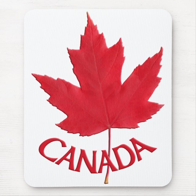 Tapis De Souris Canada Mousepad Red Canada Maple Leaf Mousepad (Devant)