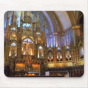 Tapis De Souris Canada, Québec, Montréal. Intérieur de Notre