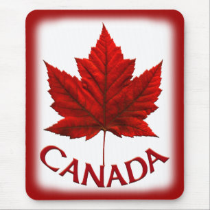 Tapis de souris Canada Rouge Tapis de souris Feuil