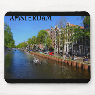 Tapis De Souris Canal d'Amsterdam