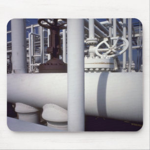 Tapis De Souris Canalisation de raffinerie de pétrole