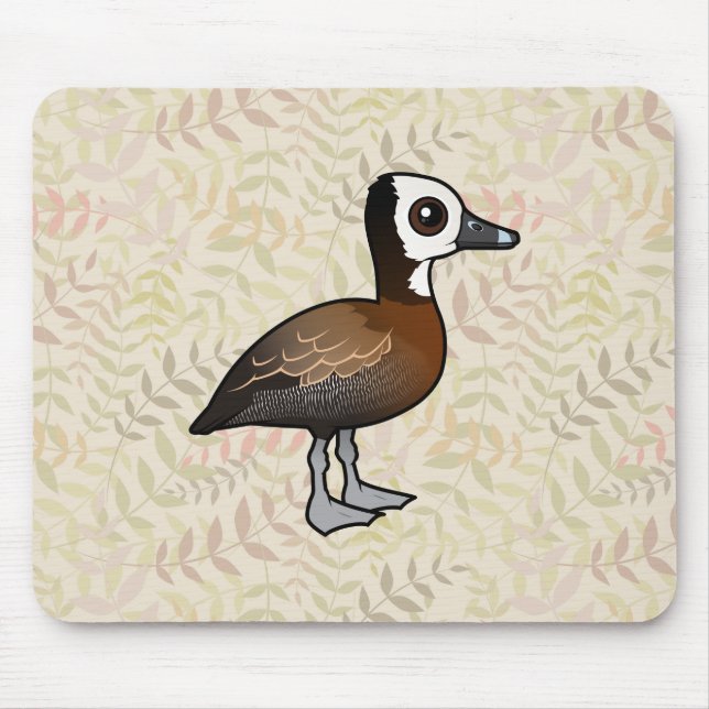 Tapis De Souris Canard à sifflement à visage blanc (Devant)