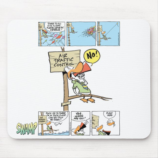 Tapis De Souris Canard de contrôleur de la navigation aérienne (Devant)
