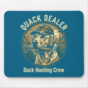 Tapis De Souris Canard Drôle de Chasse de Canard Labrador Retrieve