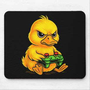 Tapis De Souris Canard Jaune Jeux Vidéo Joueur Jeux Animal Garçons