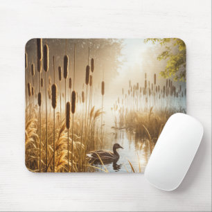 Tapis De Souris Canard Solitaire Dans Le Moulin D'Or