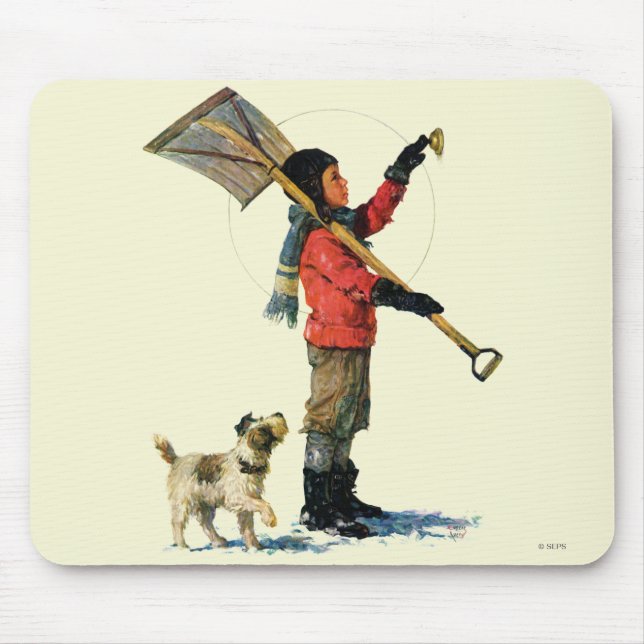 Tapis De Souris Canard souchet de neige (Devant)