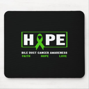 Tapis De Souris Cancer de la bille - Espérance Conscience du cance