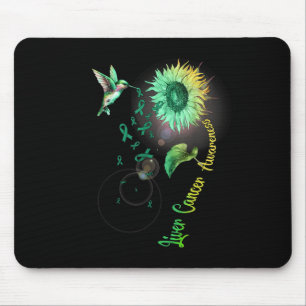 Tapis De Souris Cancer du foie Tournesol Colibri