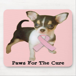 Tapis De Souris Cancer du sein Mousepad de chiwawa