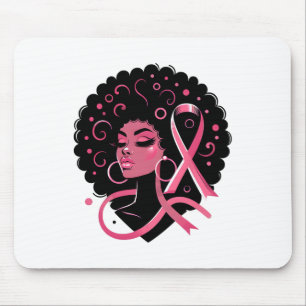 Tapis De Souris Cancer du sein Soutien des femmes afro-américaines