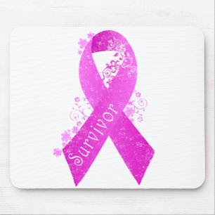 Tapis De Souris Cancer du sein Survivant Vintage