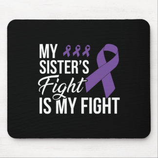 Tapis De Souris Cancer pancréatique Lutte contre le cancer Ruban 2