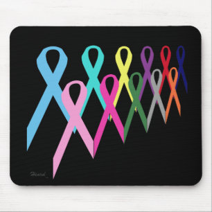 Tapis De Souris Cancer Ribbons Mousepad par Heard_