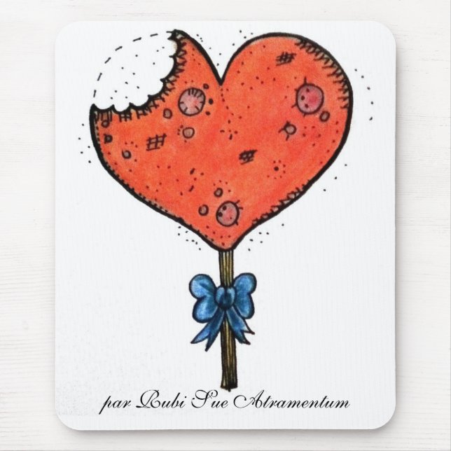 Tapis De Souris Candy coeur (Devant)