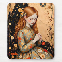 CANDY ~ Élégante fille Vintage ~ Mousepad