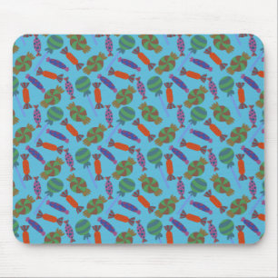 Tapis De Souris Candy pattern Lollies lollipop 36