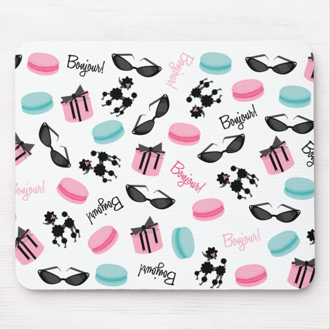 Tapis De Souris Caniches et lunettes de soleil Mousepad de (Devant)