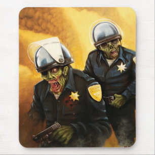 Tapis De Souris Cannettes de fil de zombi