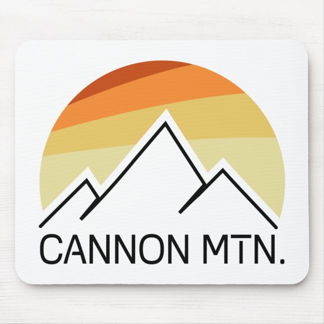 Tapis De Souris Cannon Mountain New Hampshire Retro (Devant)