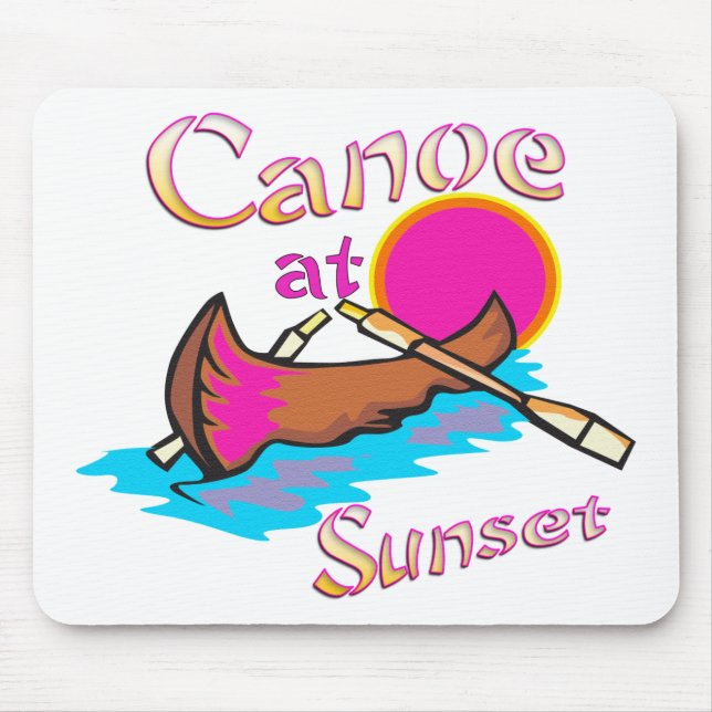 Tapis De Souris Canot de camping (Devant)
