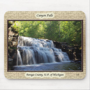 Tapis De Souris Canyon Falls encadré mousepad