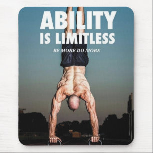 Tapis De Souris Capacité Limitée - Motivation de l'entraînement