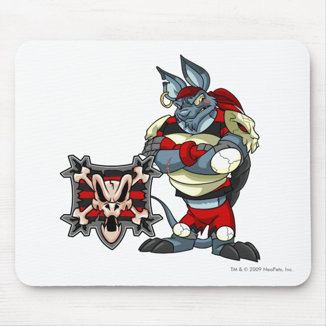 Tapis De Souris Capitaine 1 d'équipe d'île de Krawk (Devant)