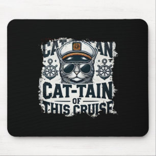 Tapis De Souris Capitaine Chat-tain de bateau de croisière Sea Vac