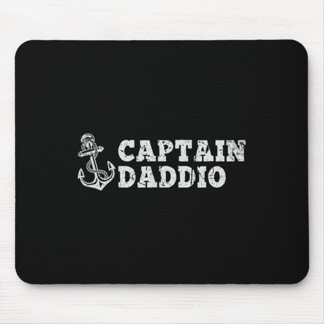 Tapis De Souris Capitaine Daddio Voile Bateau Bateau Ancien Ancre (Devant)