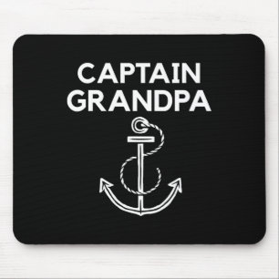 Tapis De Souris Capitaine grand-père ! Bateau Et Voile S